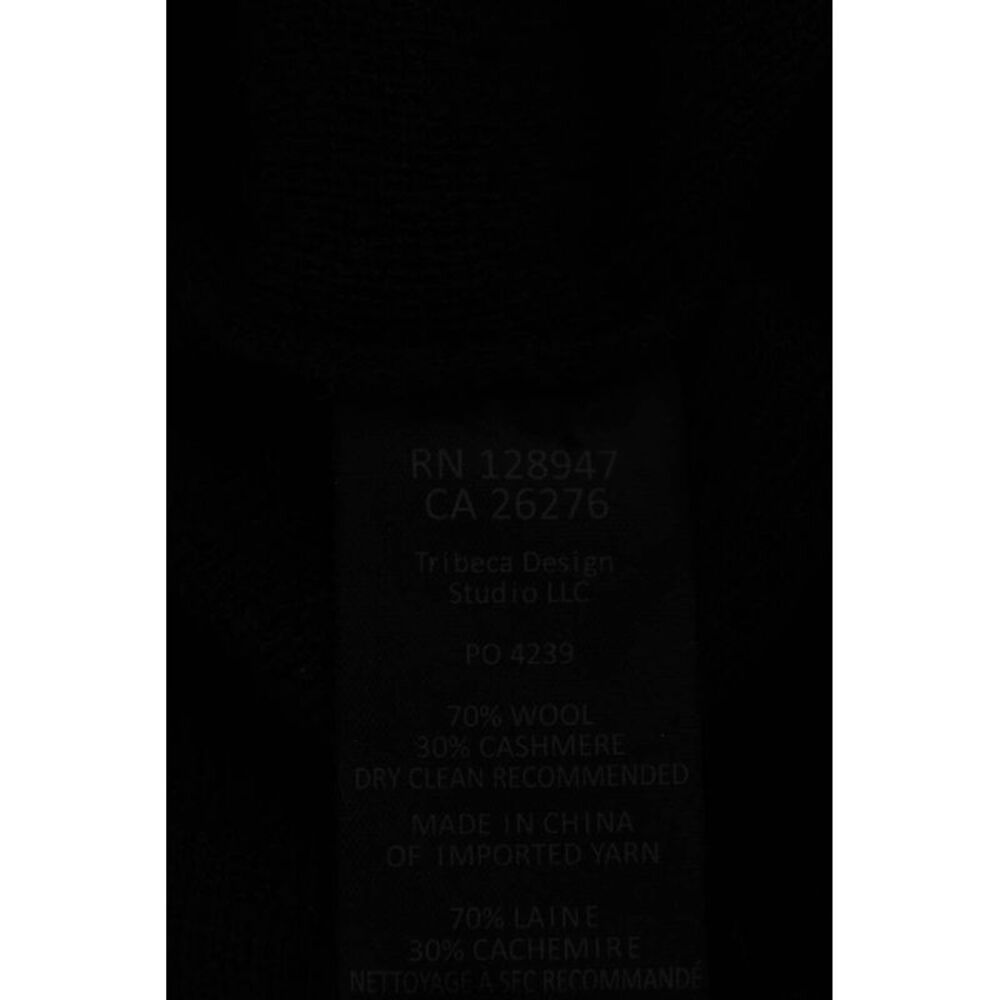 Nili Lotan Womens Turtleneck Pullover Black 70% Wool Size M - Picture 4 of 4